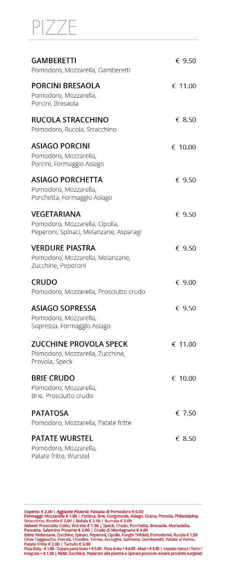 Menu di Da Nereo 