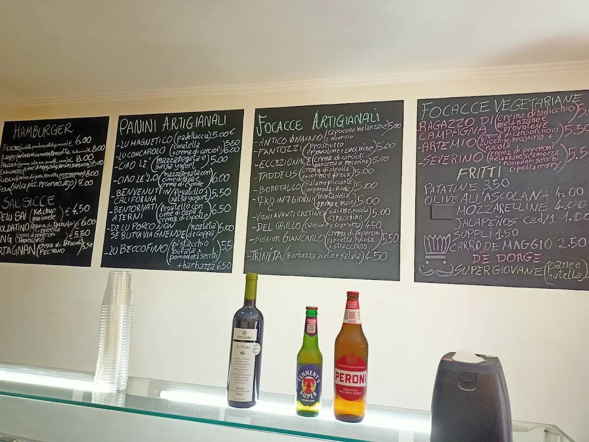 Menu di Da Panzerotto - Fastfudde Ternano 