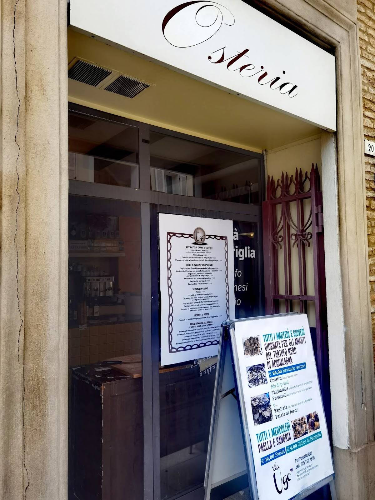 Menu di Da Ugo 
