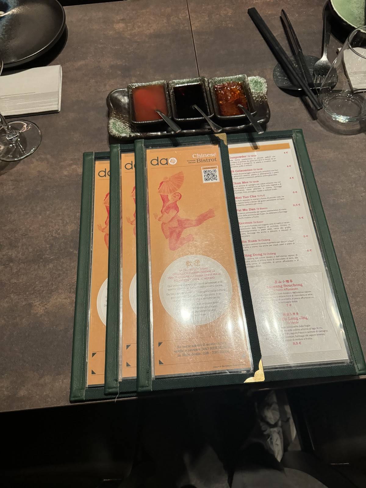 Menu de Dao Restaurant
