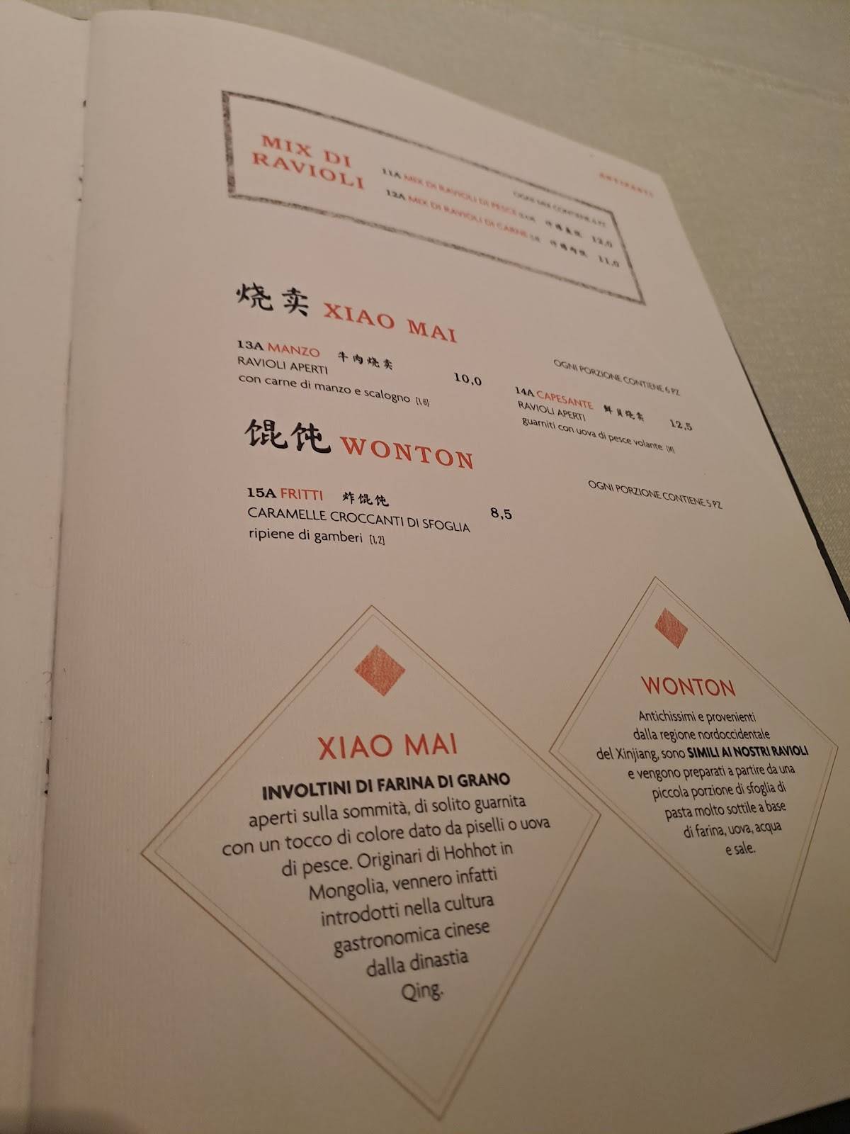 Menu de Dao Restaurant