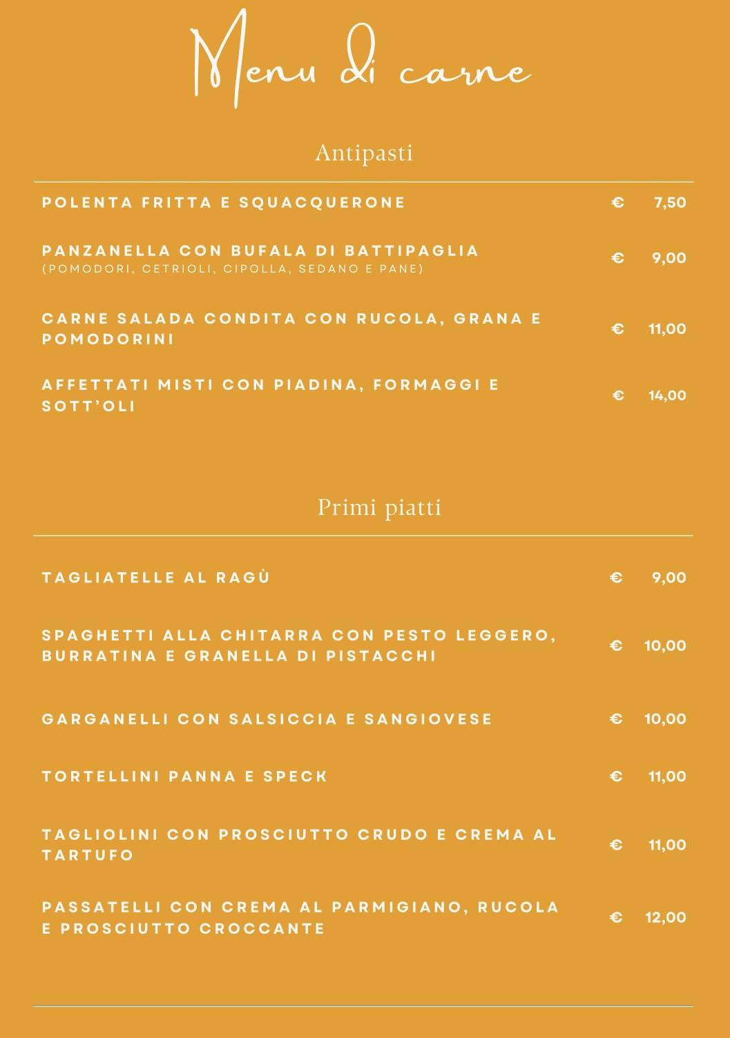 Menu di Del Viale (Bar, Pizzeria, Ristorante) 