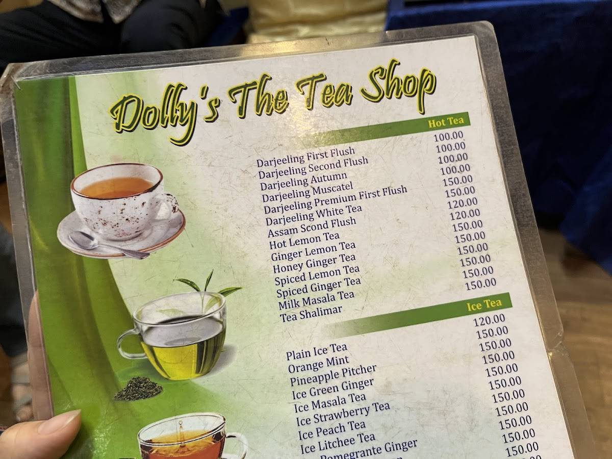Dolly's The Tea Shop menu