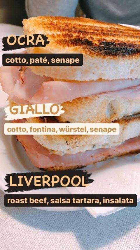 Menu di Dorigo' S Snack Bar 