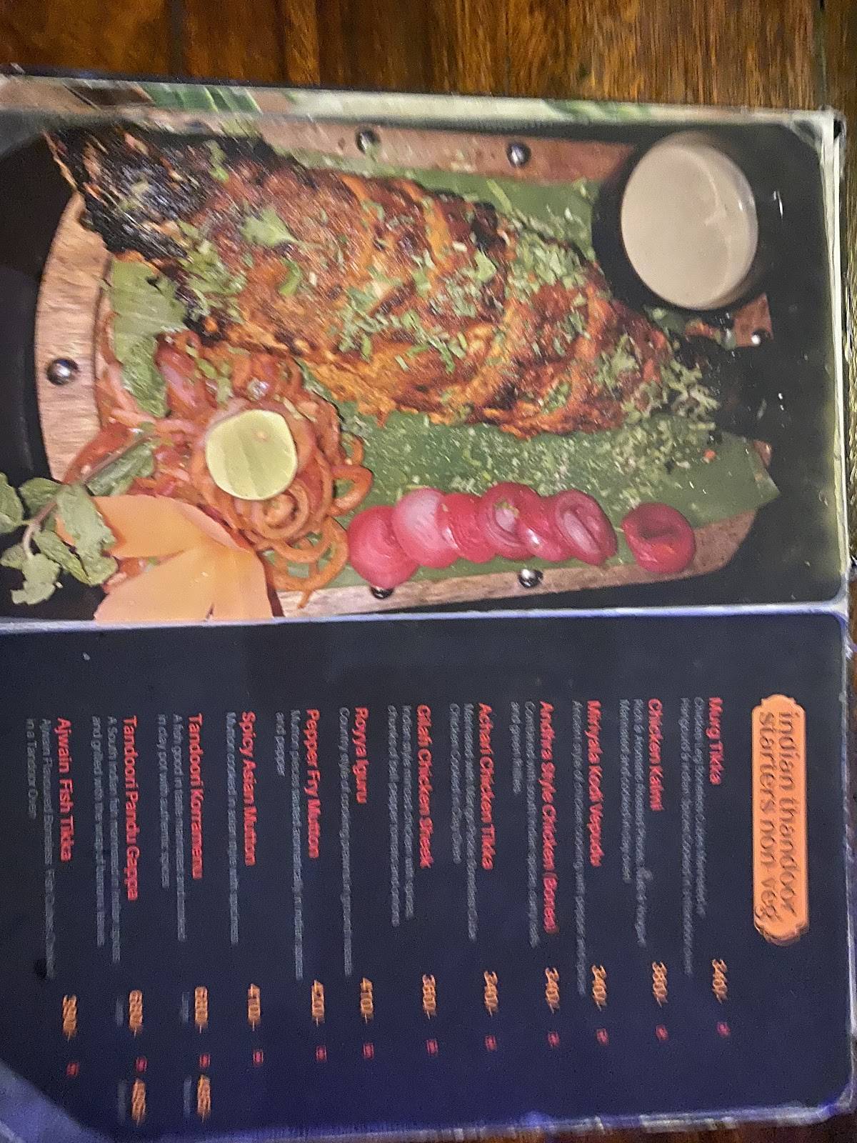 Element E7 Resto Bar menu