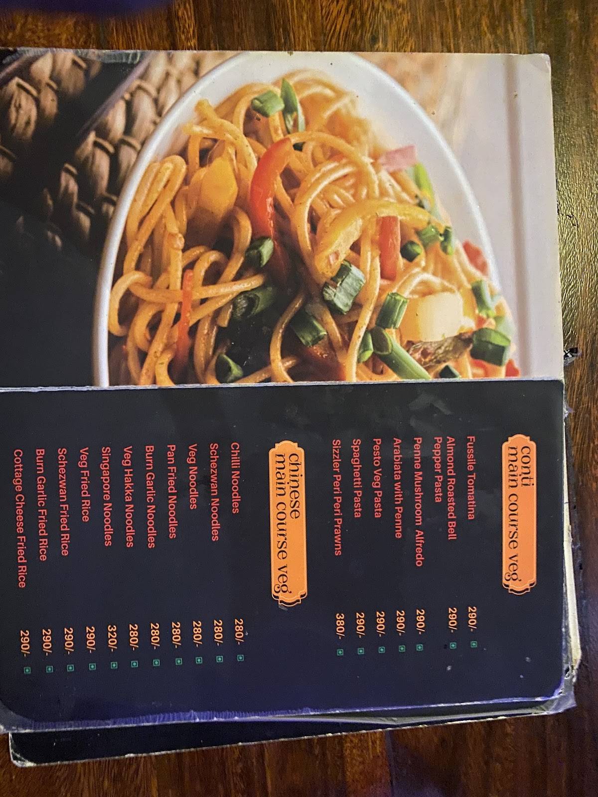 Element E7 Resto Bar menu