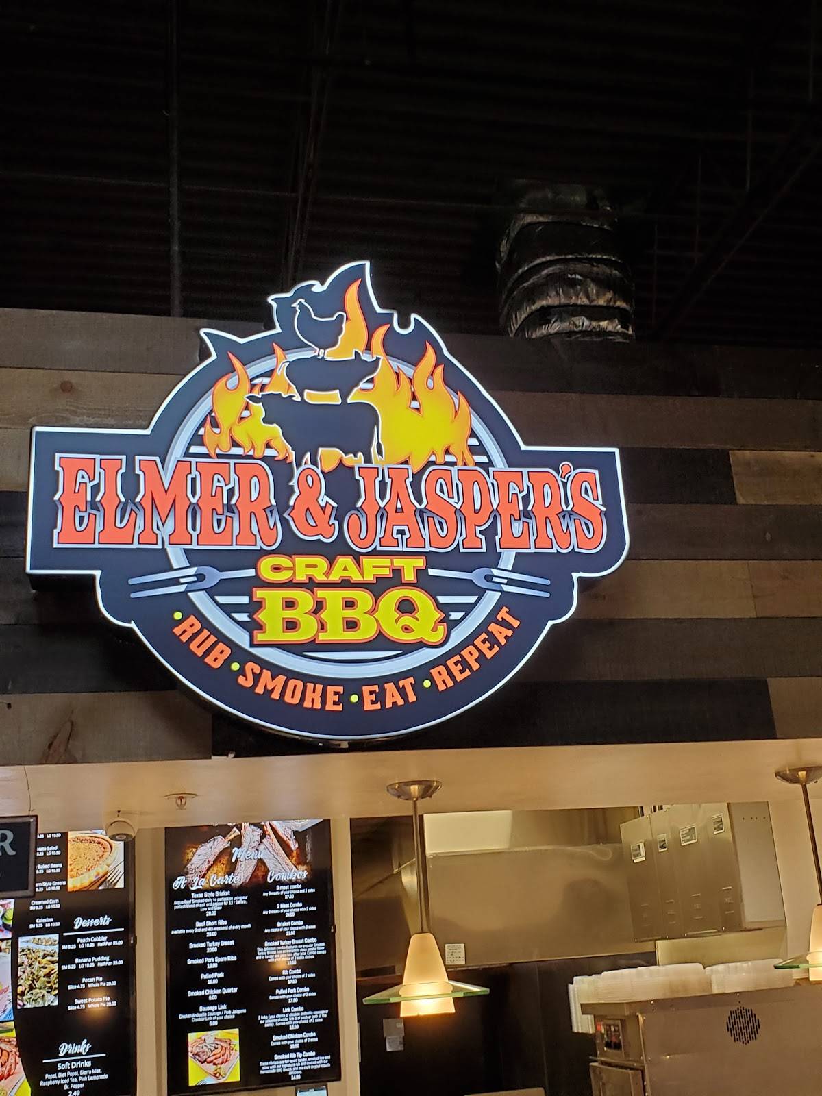 Menu at Elmer and Jasper's Craft BBQ, Rancho Cucamonga