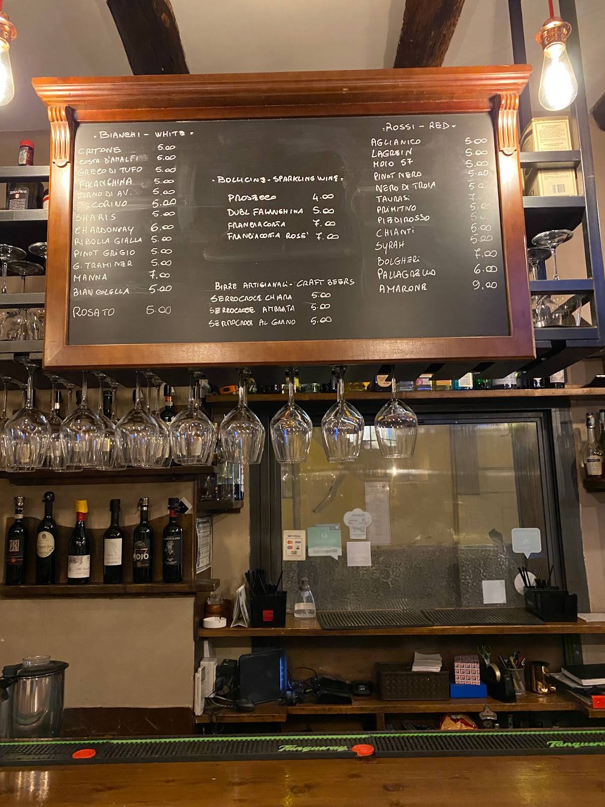 Menu di Enoteca Belledonne 