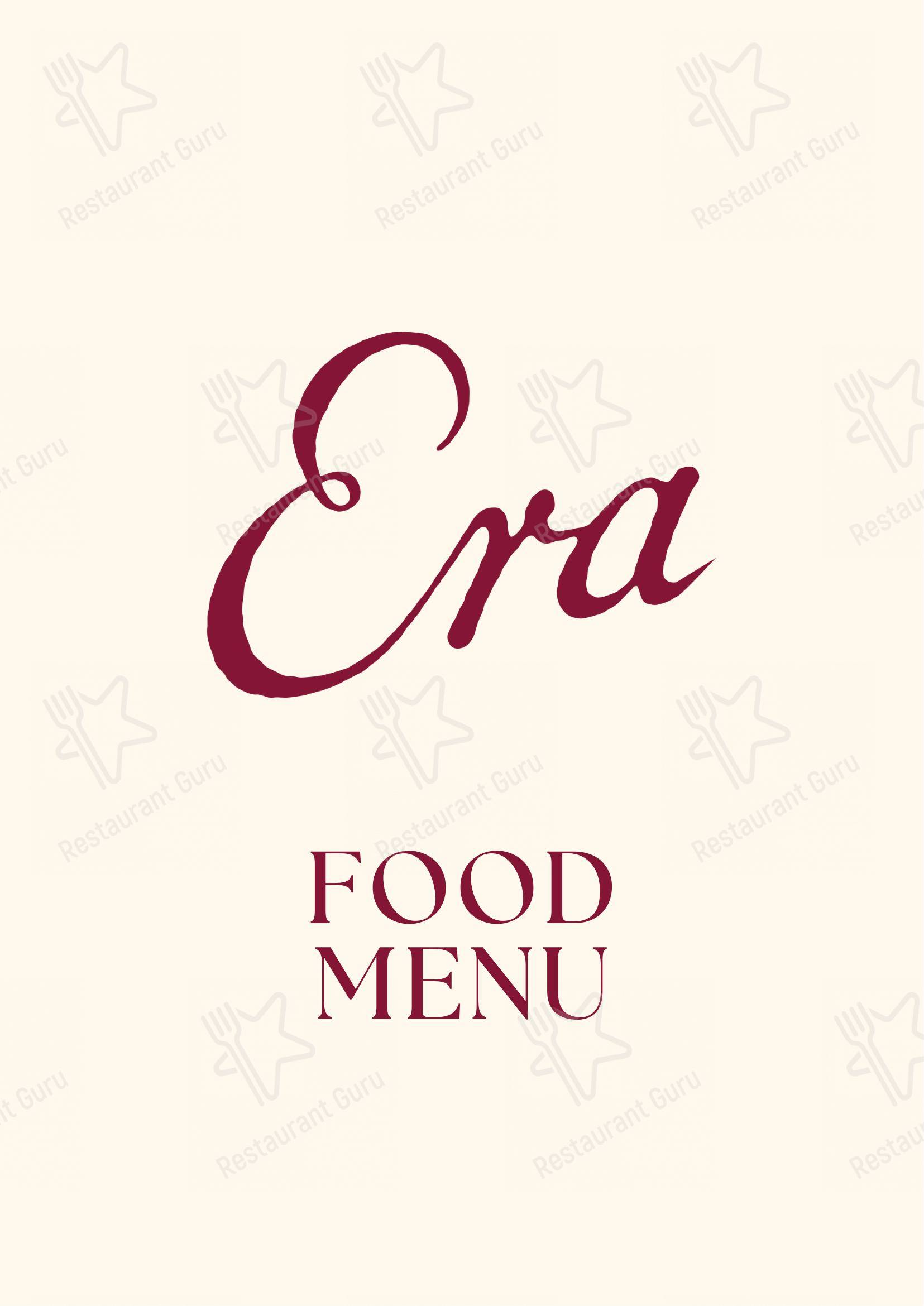 Era in Mumbai - Menu bar