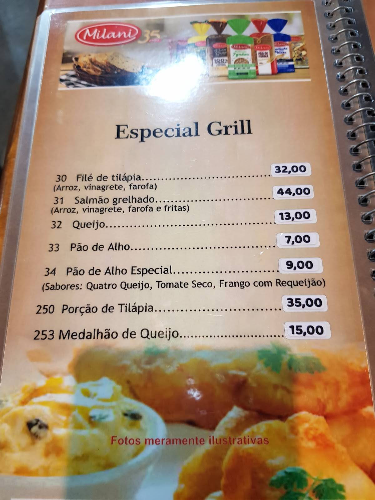 Espeto Grill cardápio