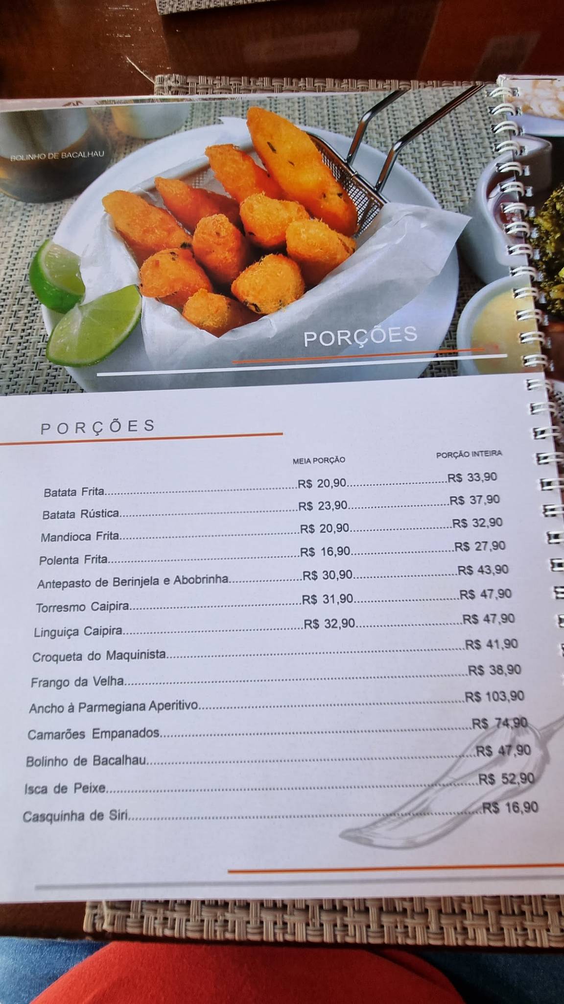 Estação Mosteiro Restaurante cardápio