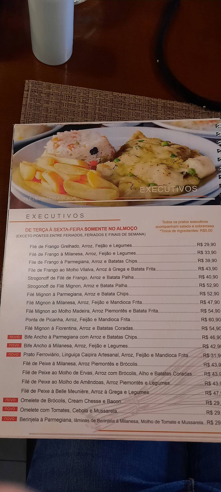 Estação Mosteiro Restaurante cardápio