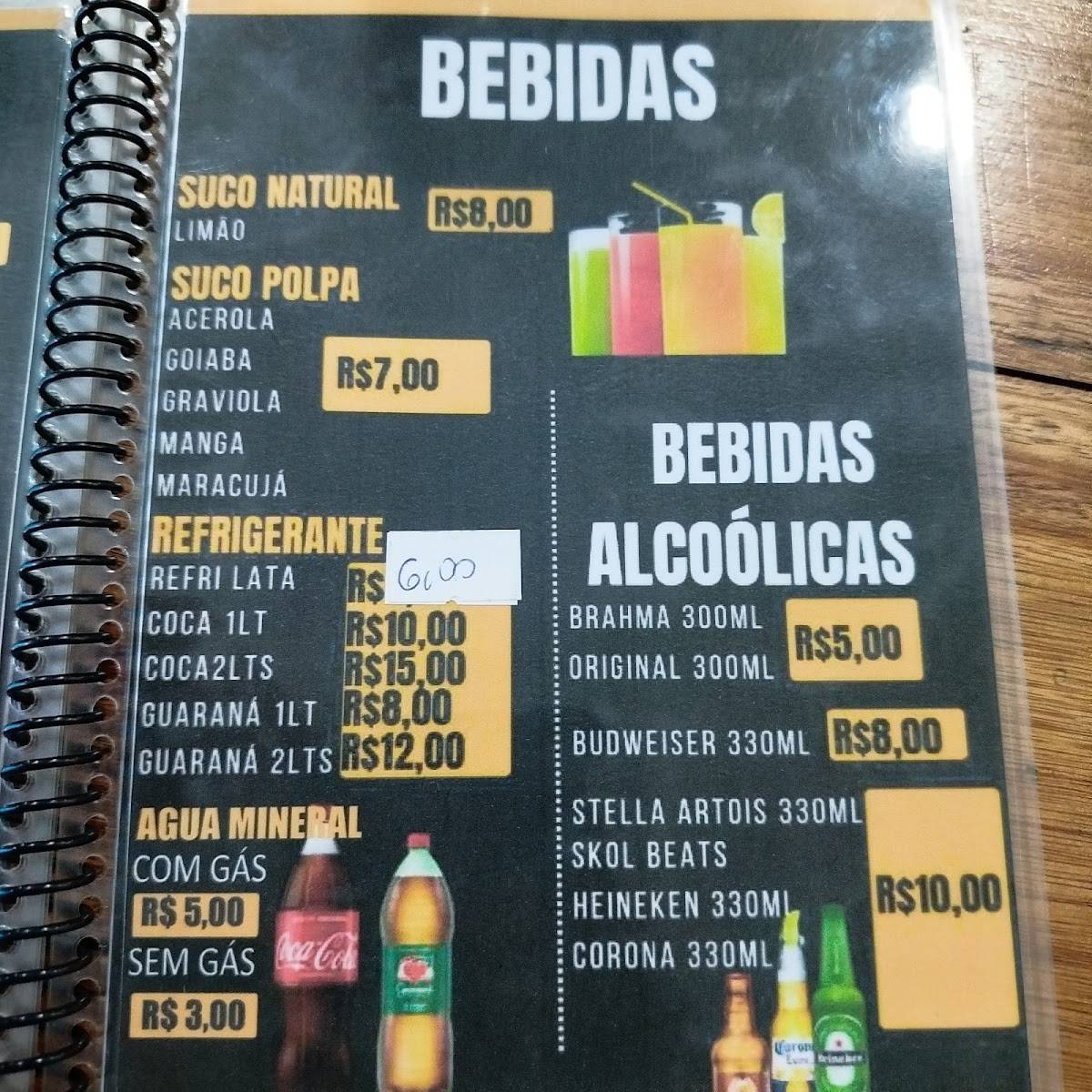 Exagerado Restaurante e Choperia cardápio