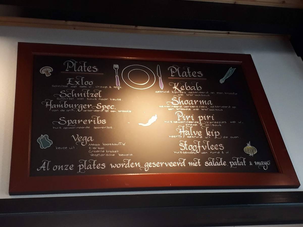 Menu de Snackbar Exloo