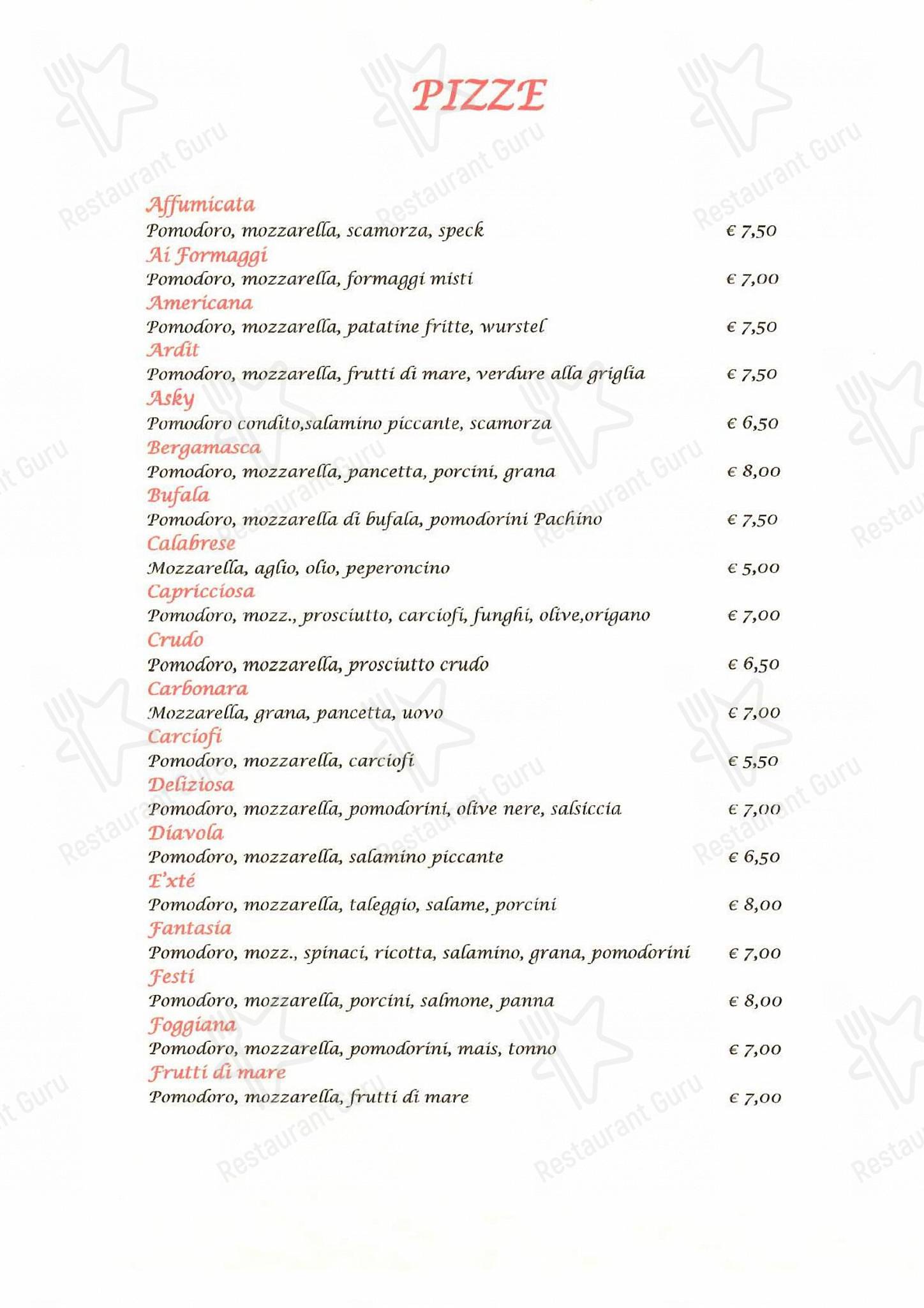 Wine Menu per Extè in Zanica