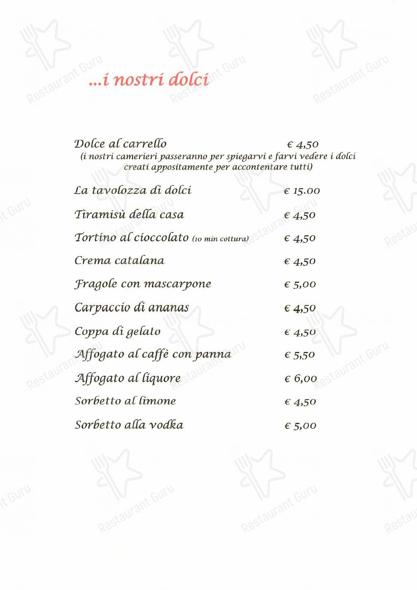 Extè in Zanica - Wine Menu