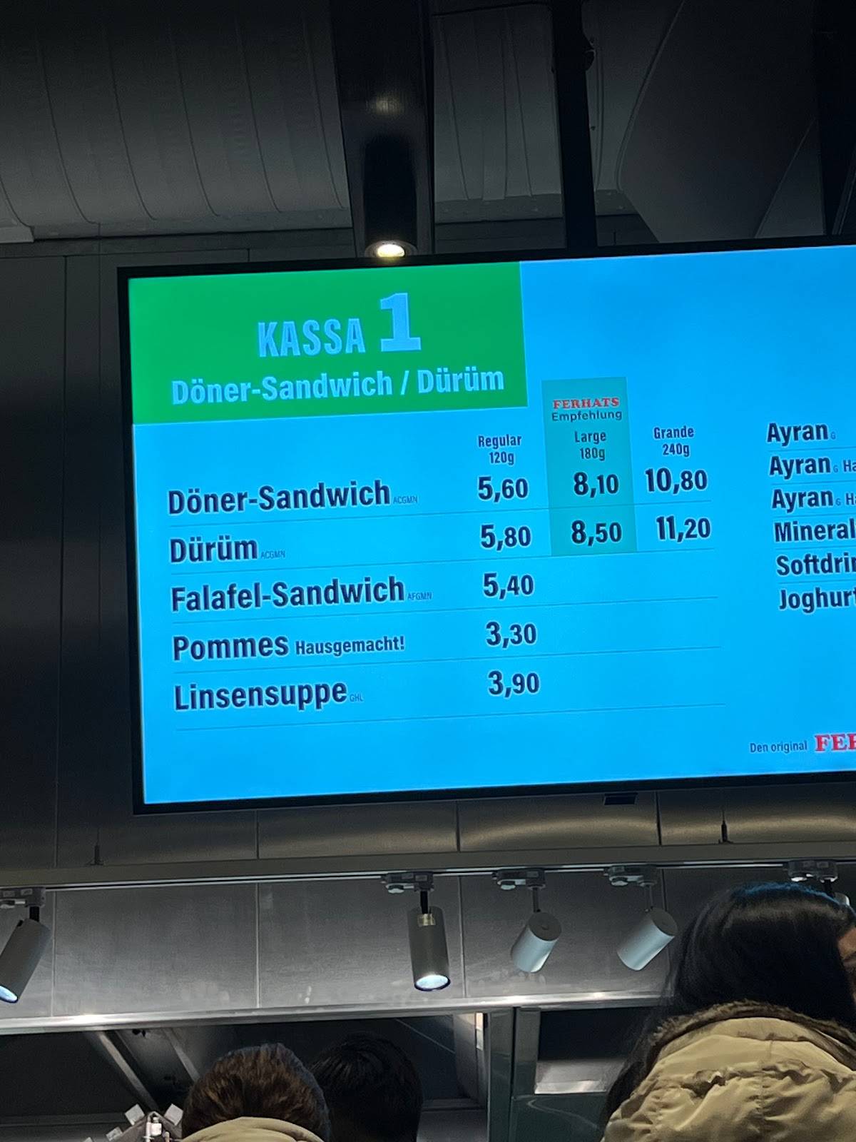 ferhat bistro döner & pizza