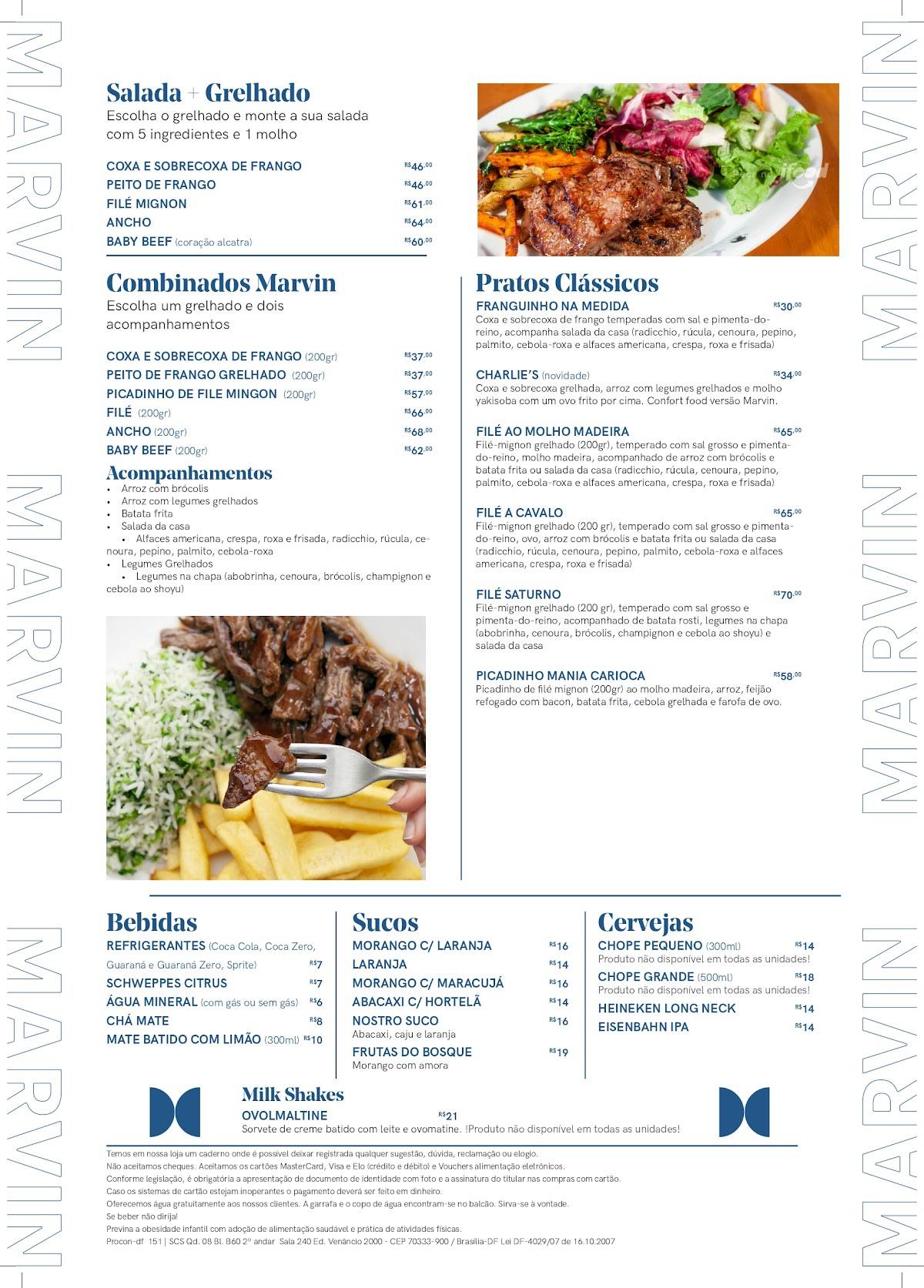 Marietta & Marvin - Terraço Shopping cardápio