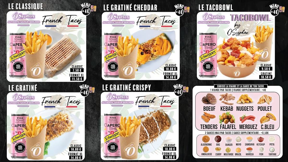 Menu de Ô Syphax