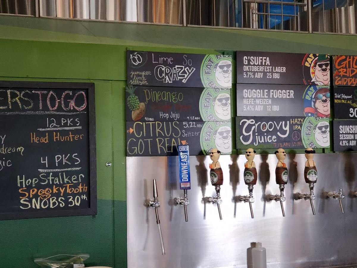 Menu at Fat Head's Brewery restaurant, Middleburg Heights