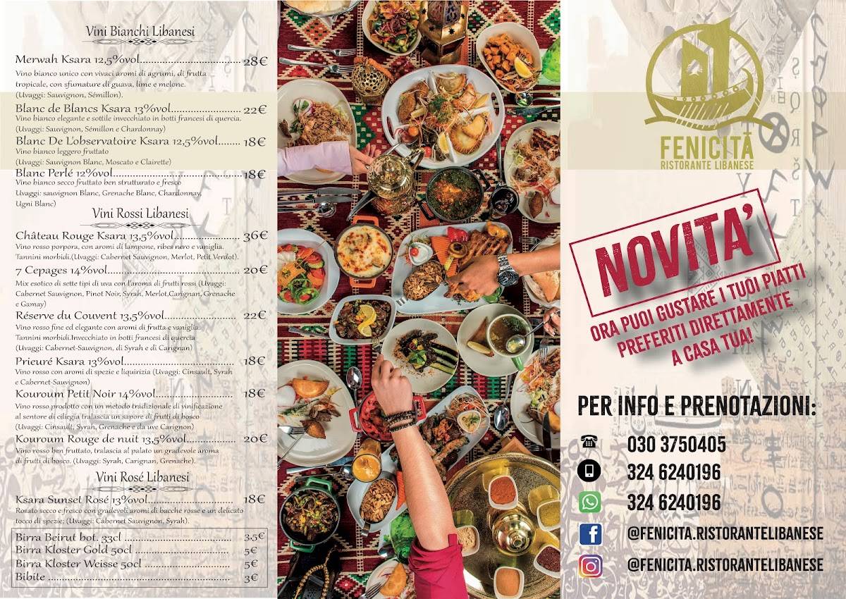 Menu di Fenicità 