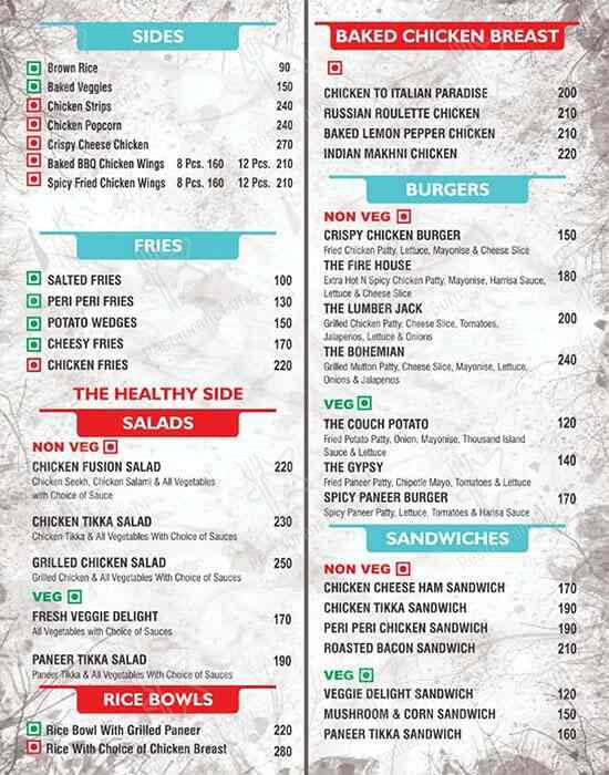 Fire-N-The Hole Wood Fired Pizzas menu