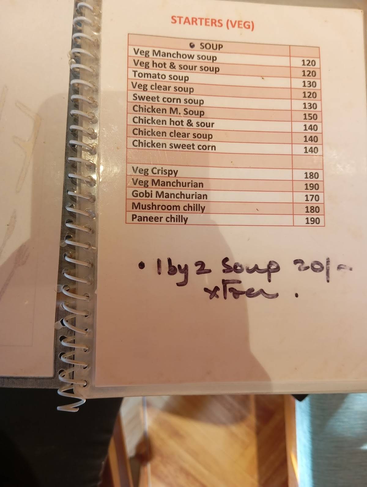 Flying Fish menu