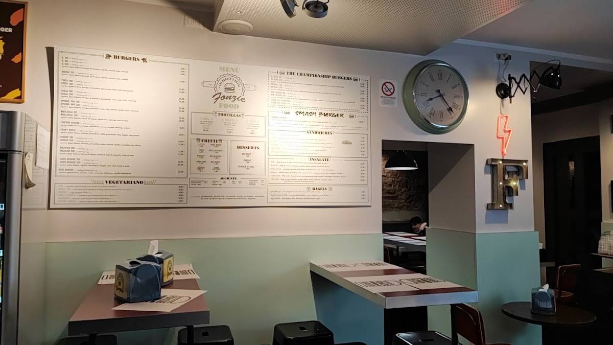 Menu di Fonzie the Burger's House Via Catanzaro 