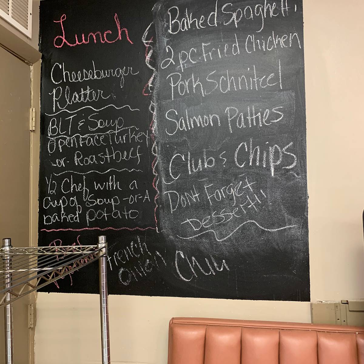 Menu at Fork And Finger Restaurant, Portsmouth