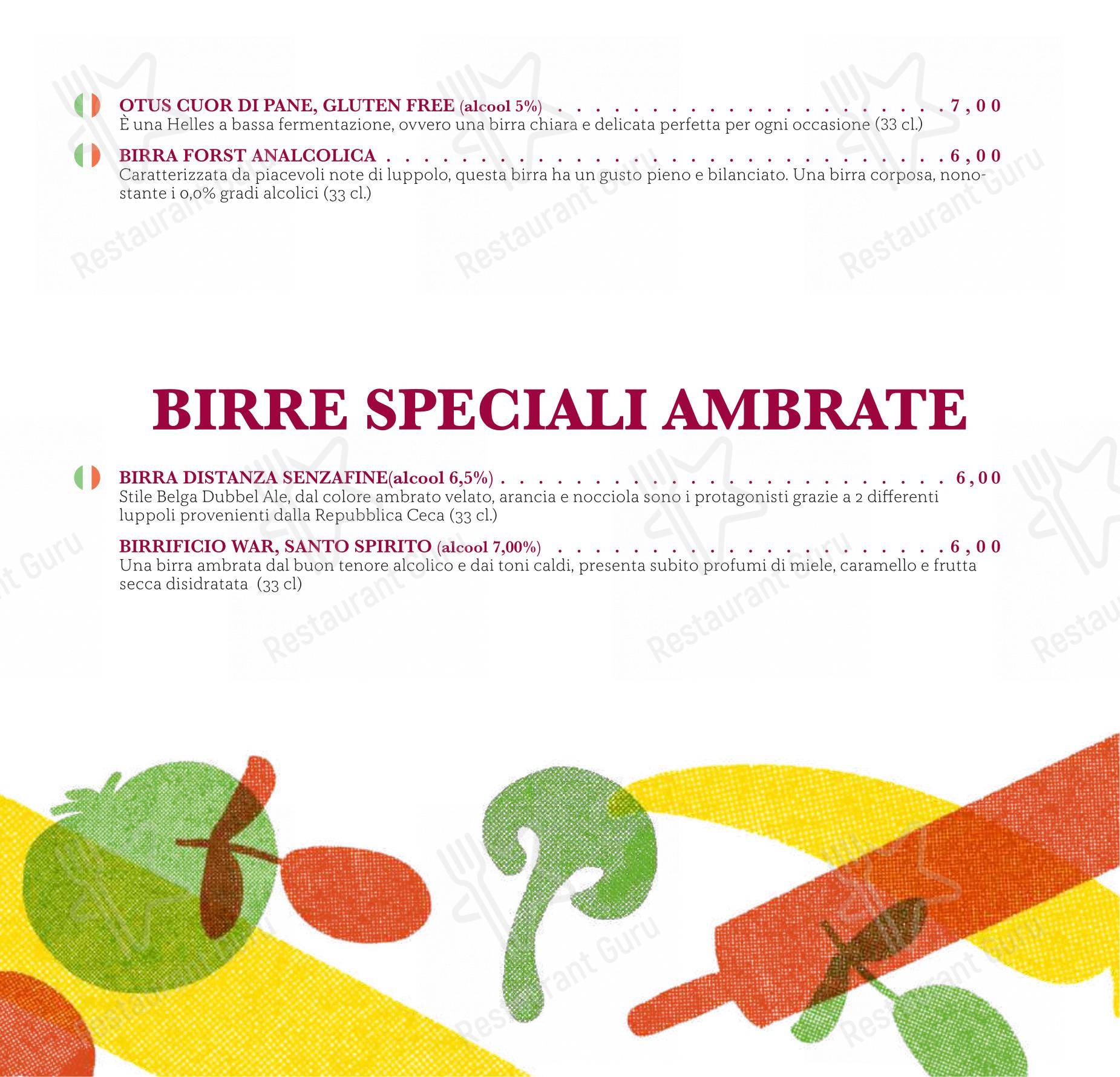 Menu di Forkette - Menu