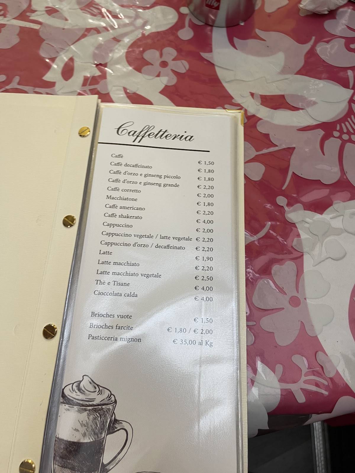 Menu di Forneria Gozzi 