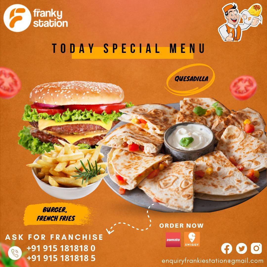 Franky Station junagdh menu