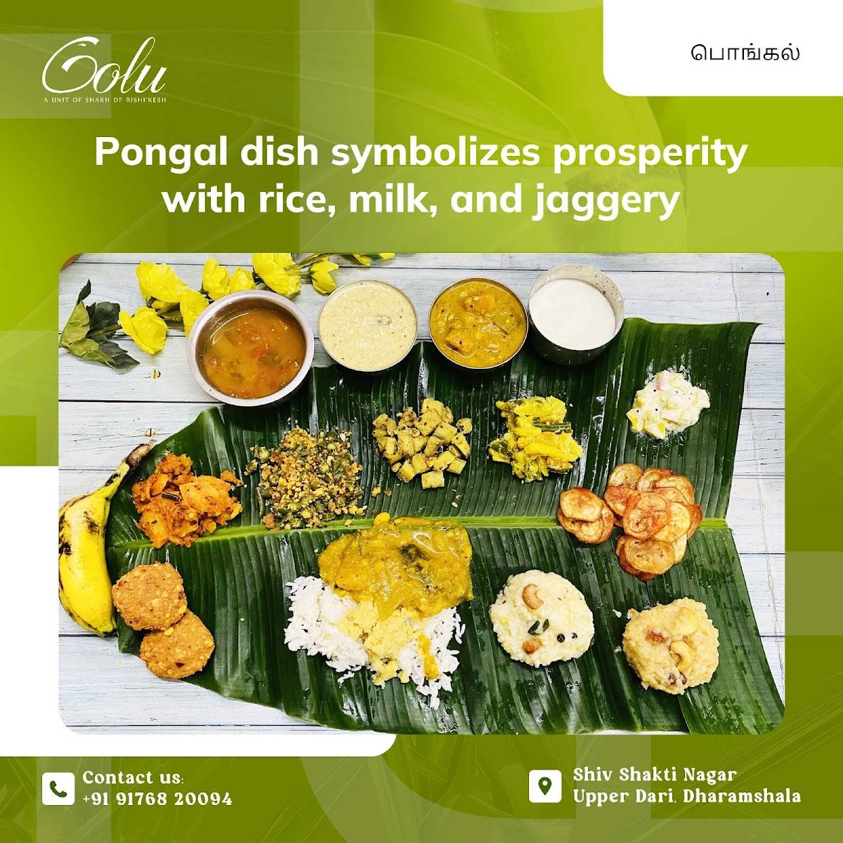 GOLU restaurant - South Indian Delicacy & Coffee Spot—a unit of SHAKH of Rishi'Kesh menu