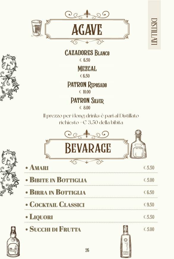 Menu di Please Be Quiet 