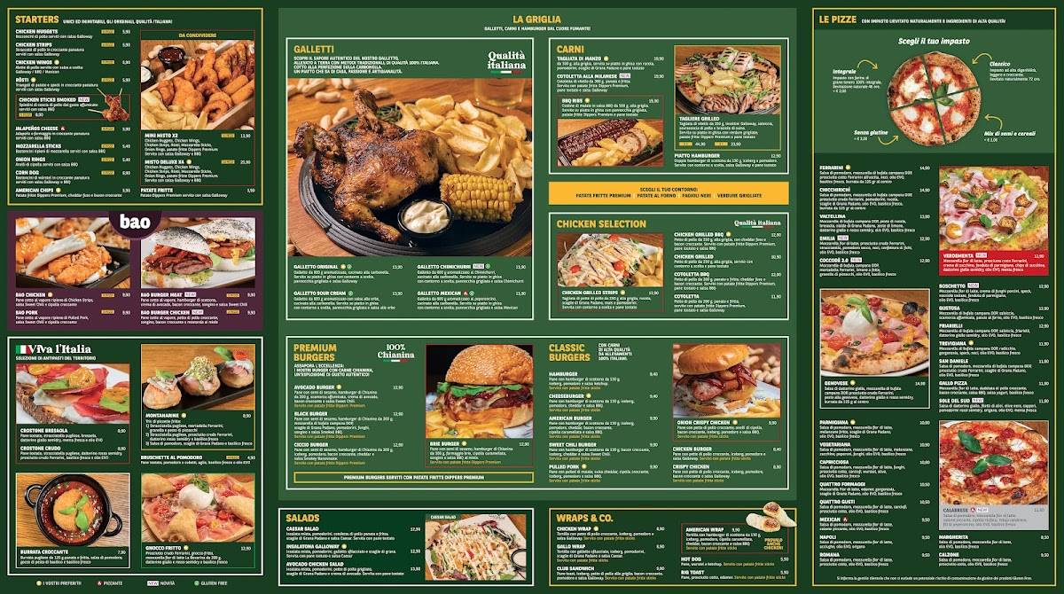 Menu di Galloway Palermo 