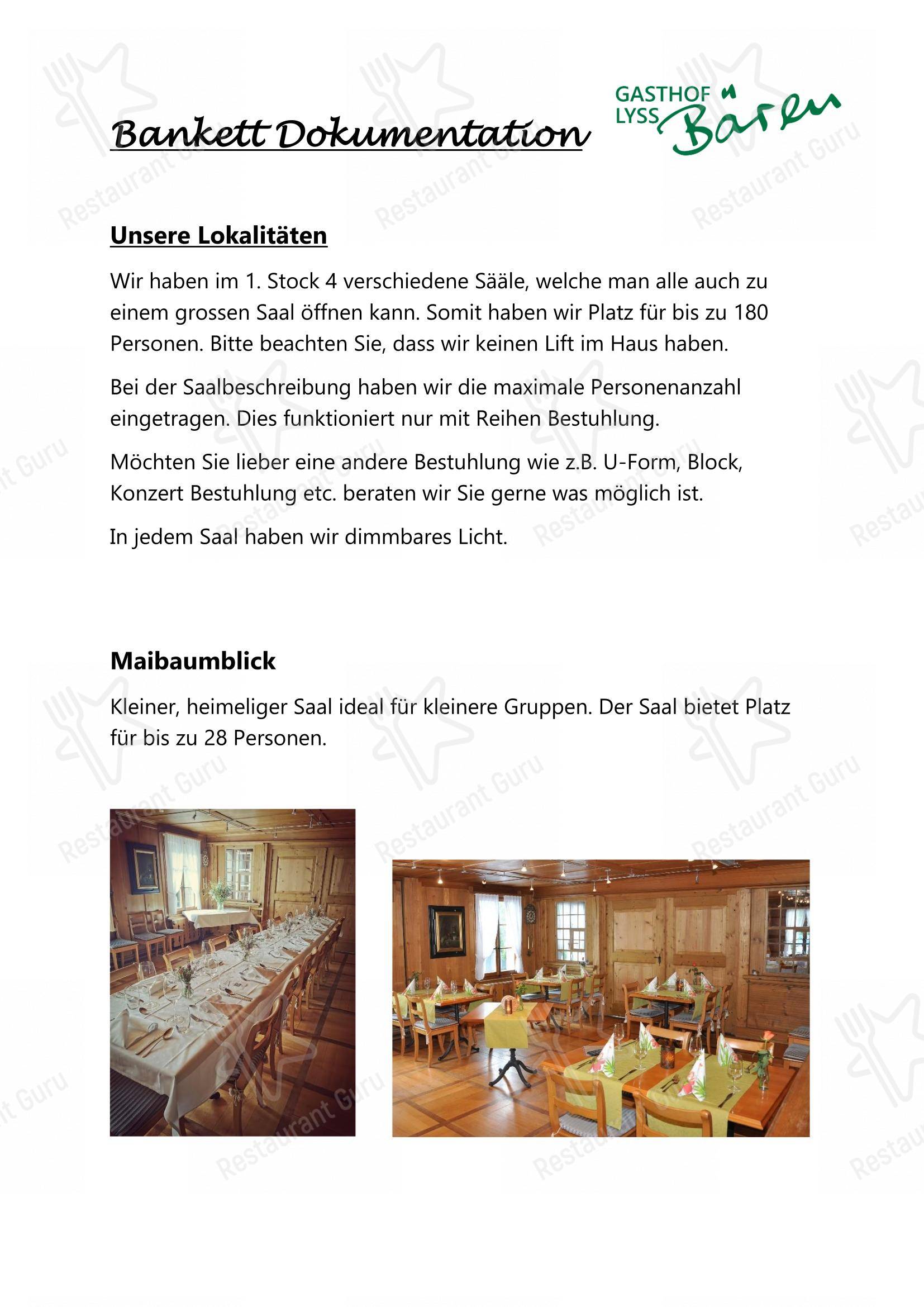 Детское per Gasthof Bären Rapperswil ristorante