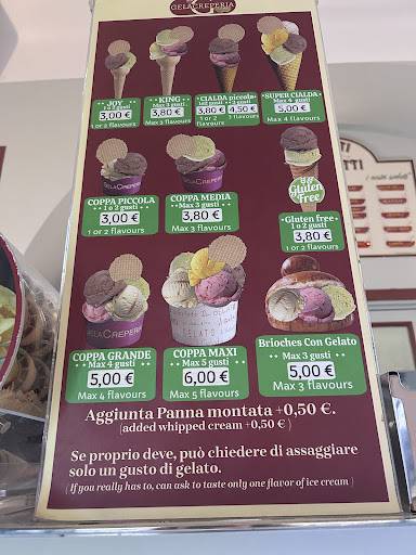 Menu di GelaCreperia 