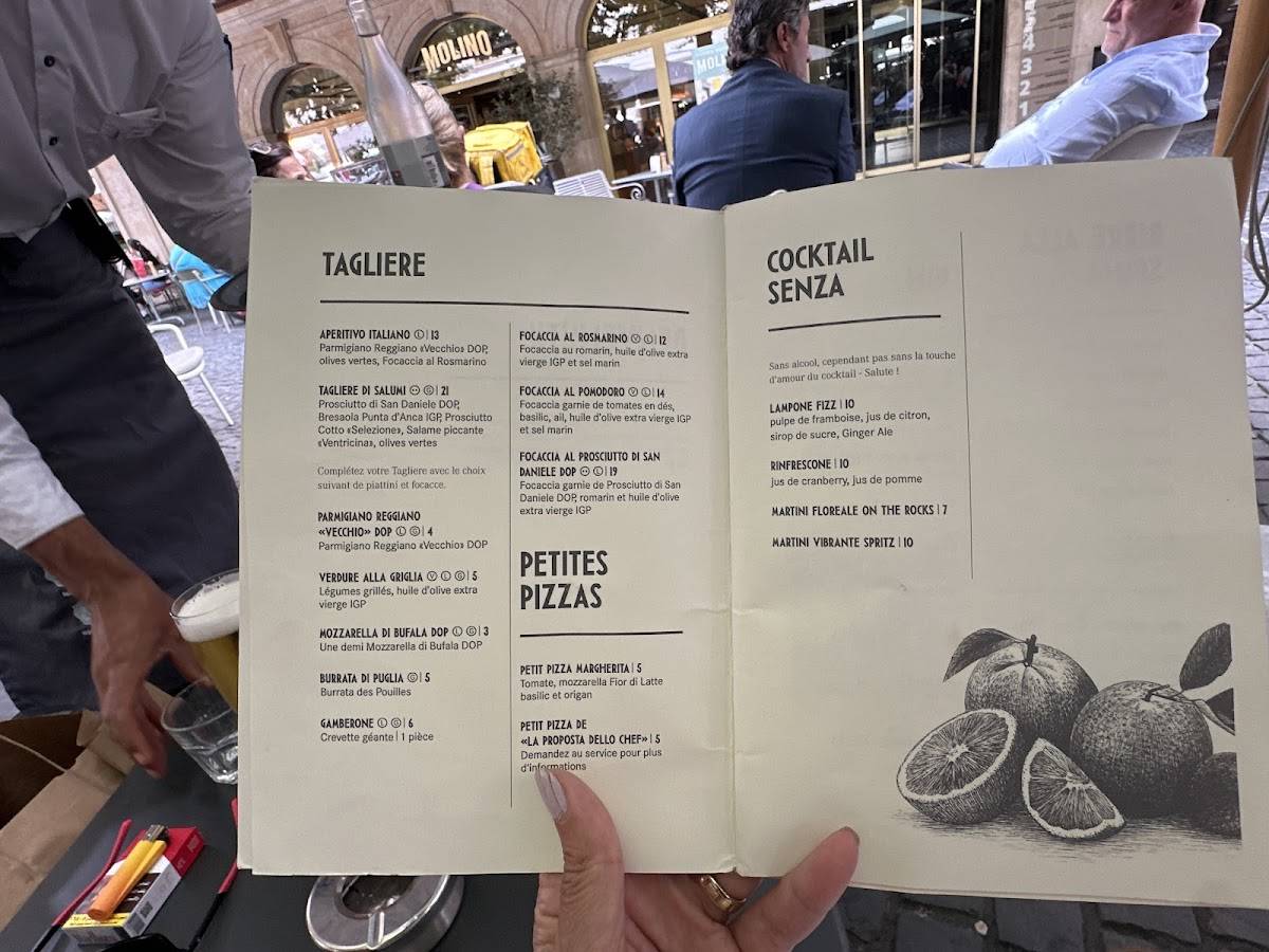 Menu di Pizzeria Ristorante Molino Molard 