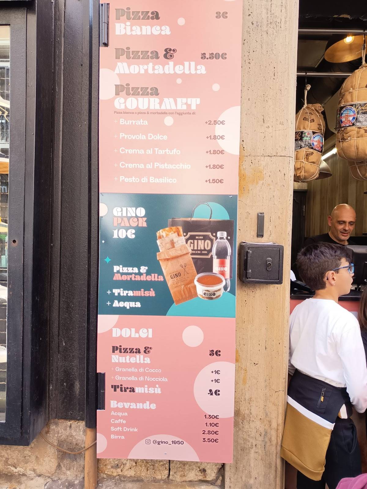 Menu di Gino 1950 
