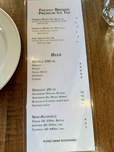 Menu de Grazie Ristorante