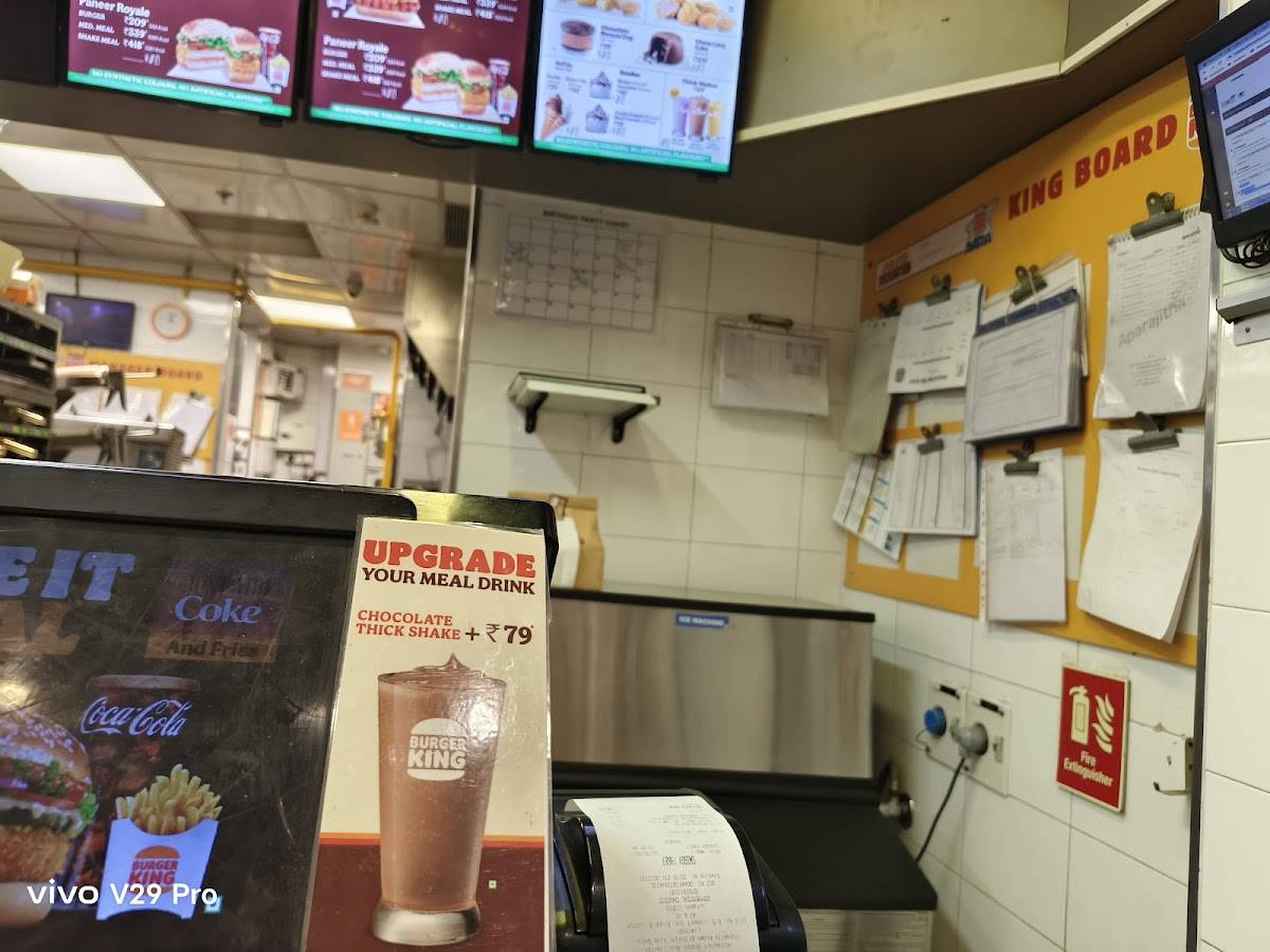 Burger King menu