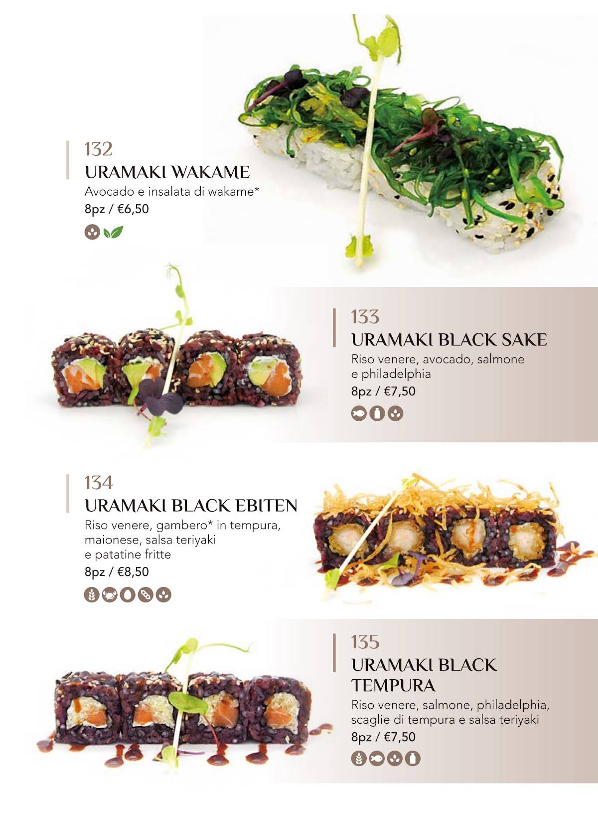 Menu di Haru Sushi 