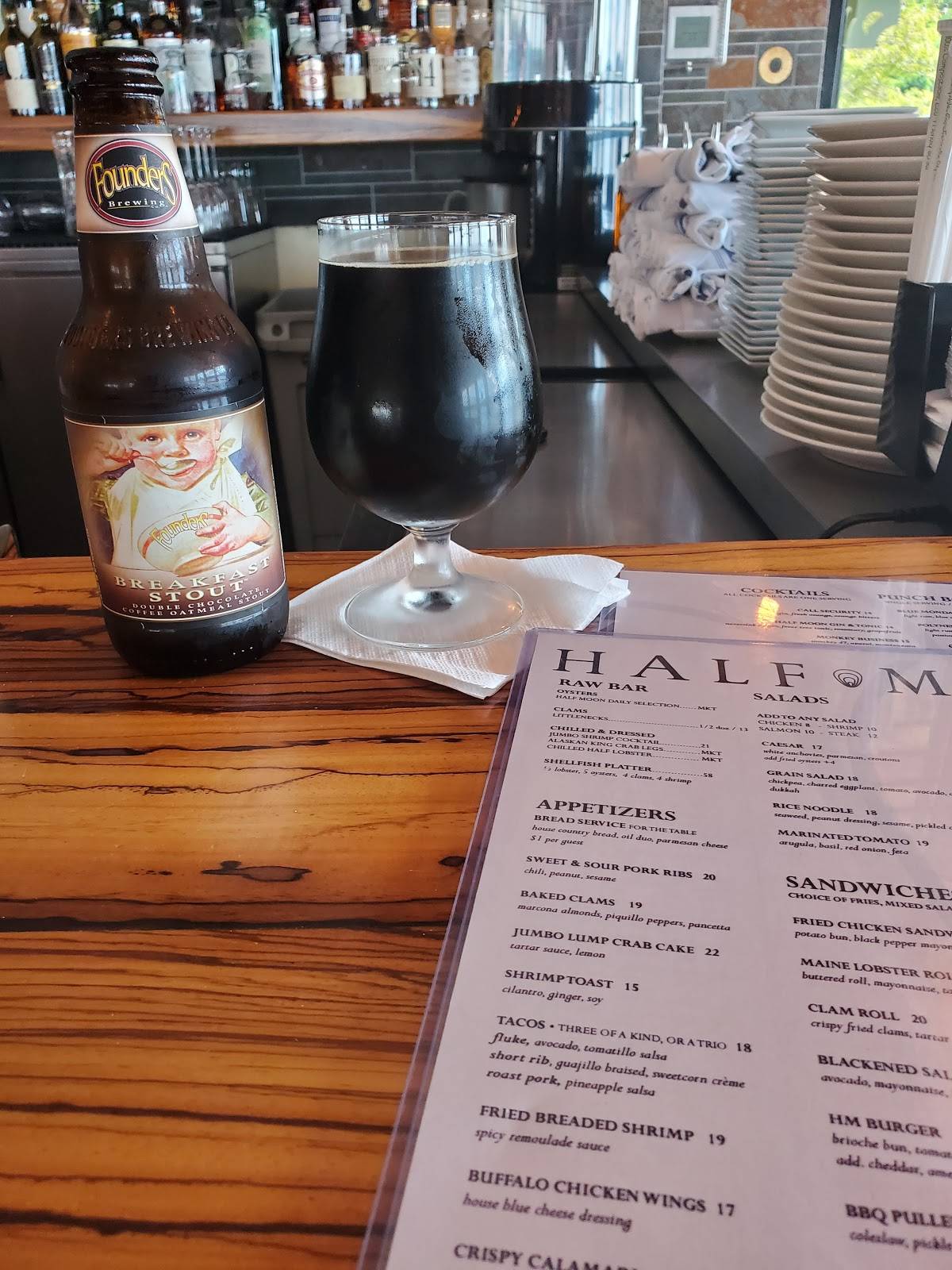 Menu at half moon restaurant dobbs ferry
