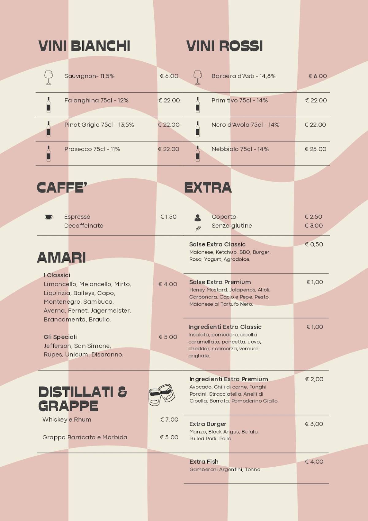 Menu di Hamburghiño Grill and Beer 