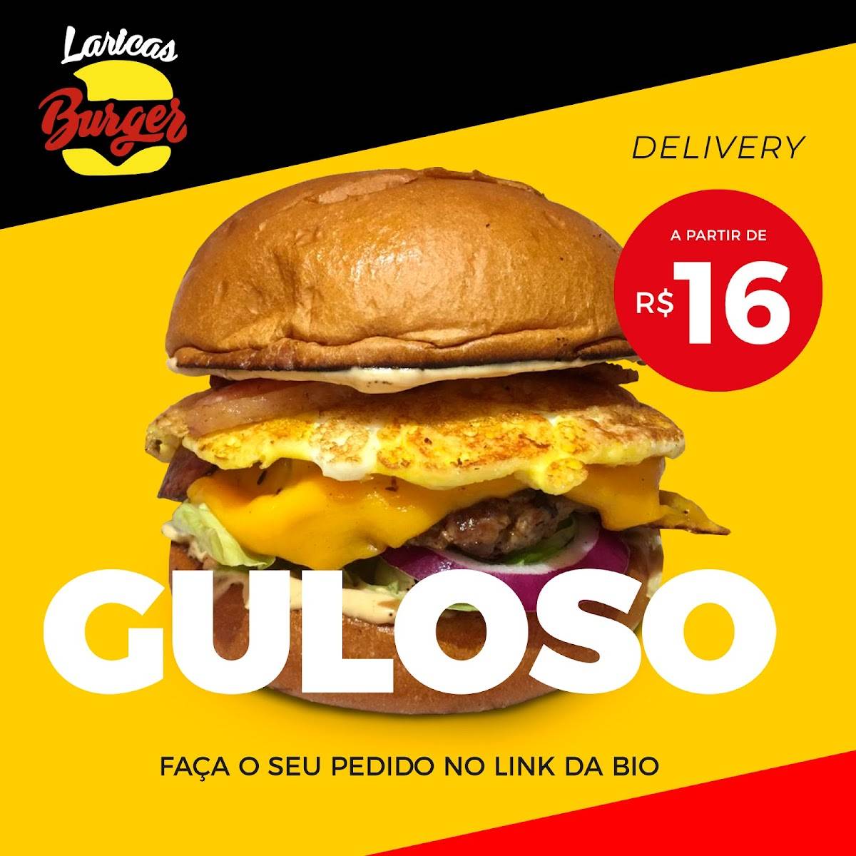 Hamburgueria Laricas Burger cardápio