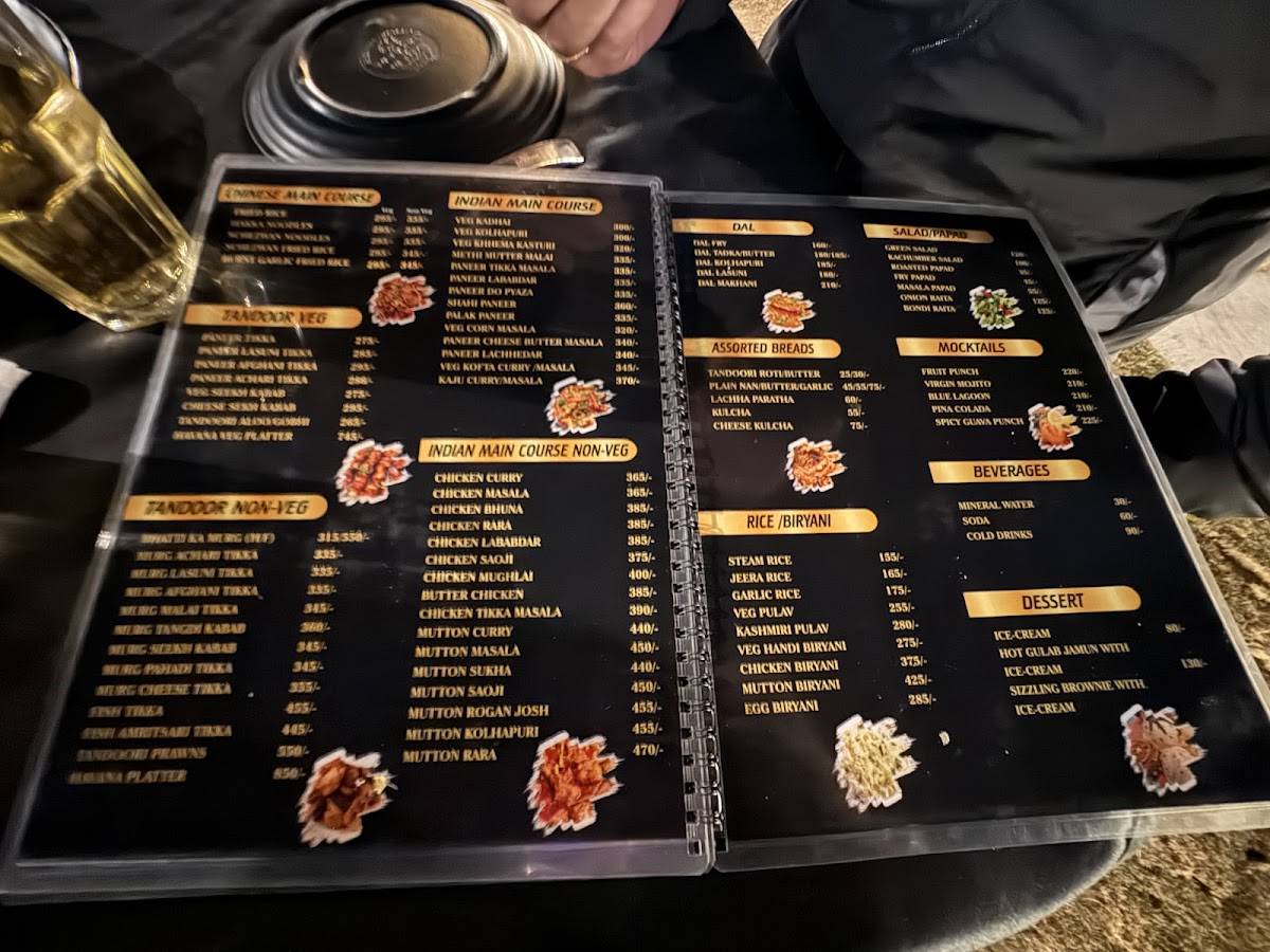 Havana Restro menu