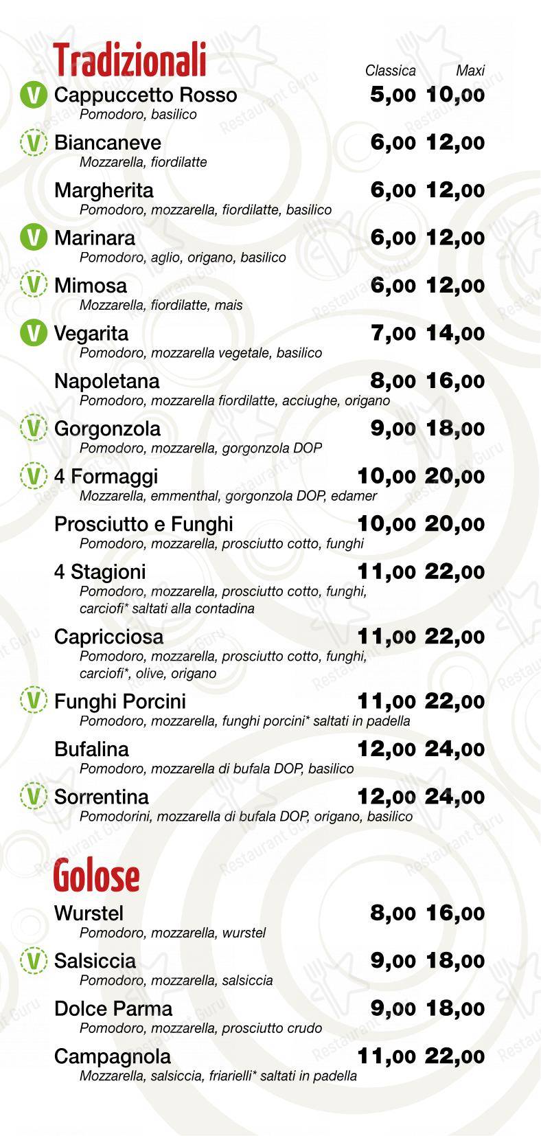 Menu di HelloPizza.it - Menu