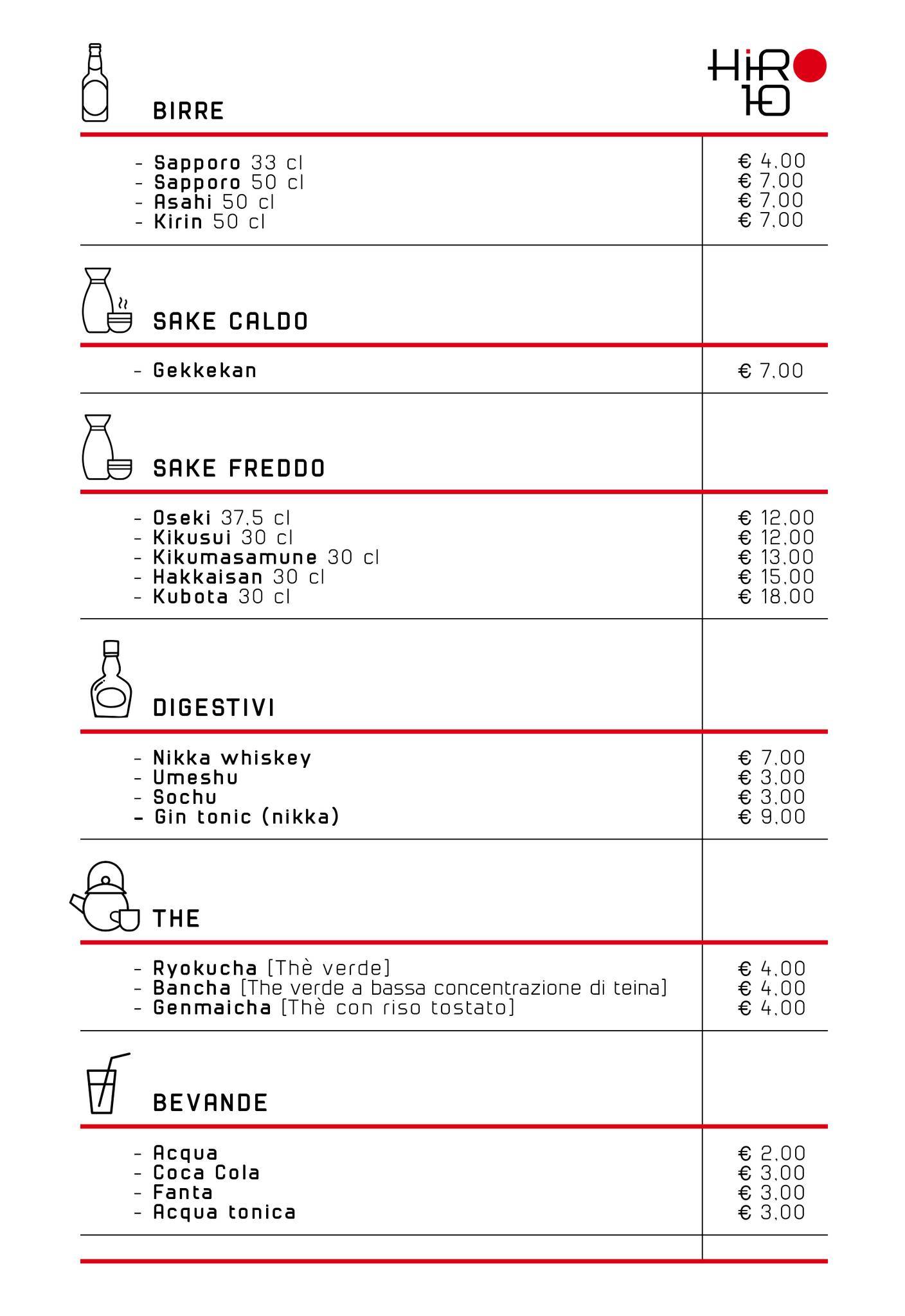 Menu di Hiro 10 