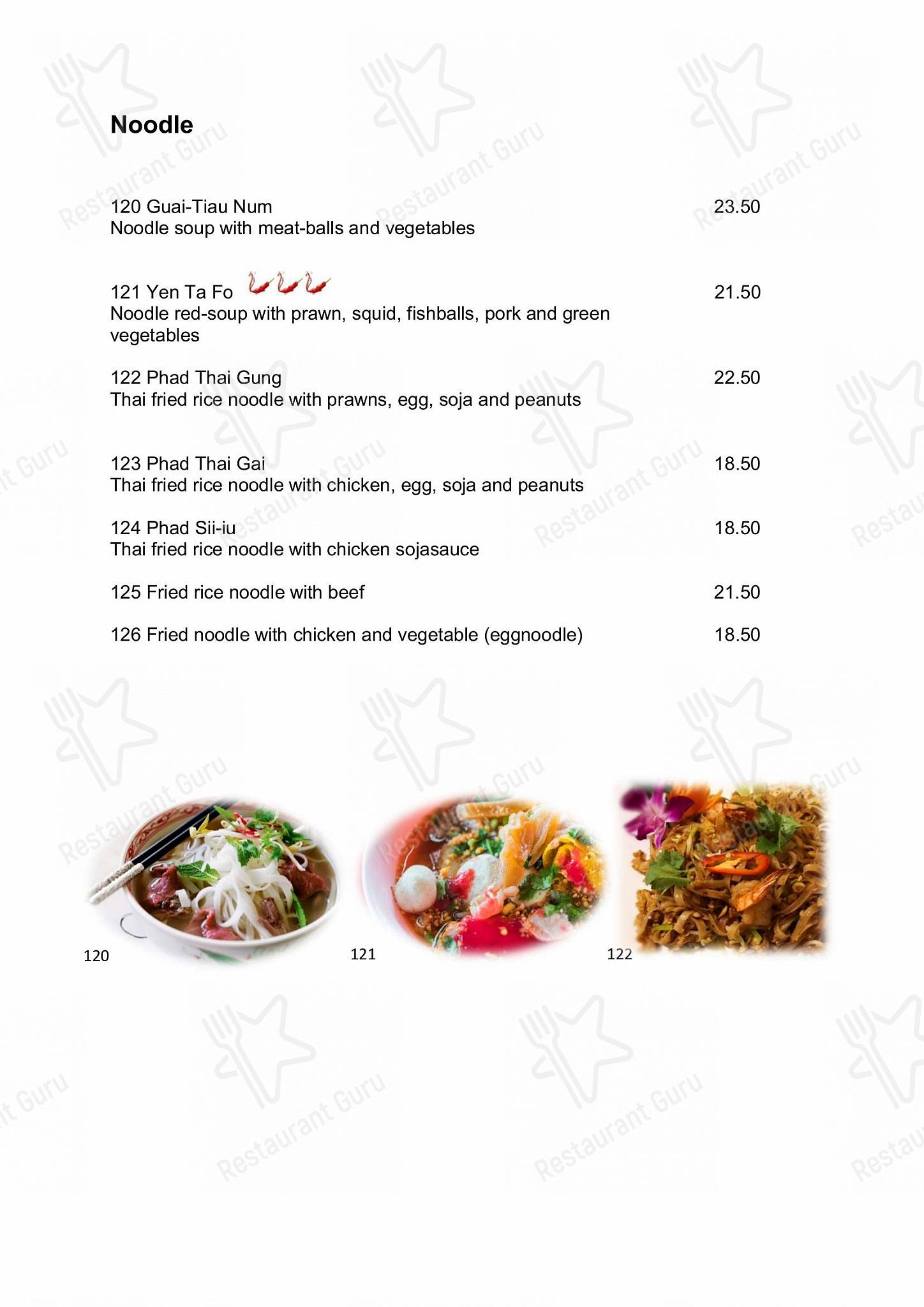 Menu di Zum Siam - 菜单