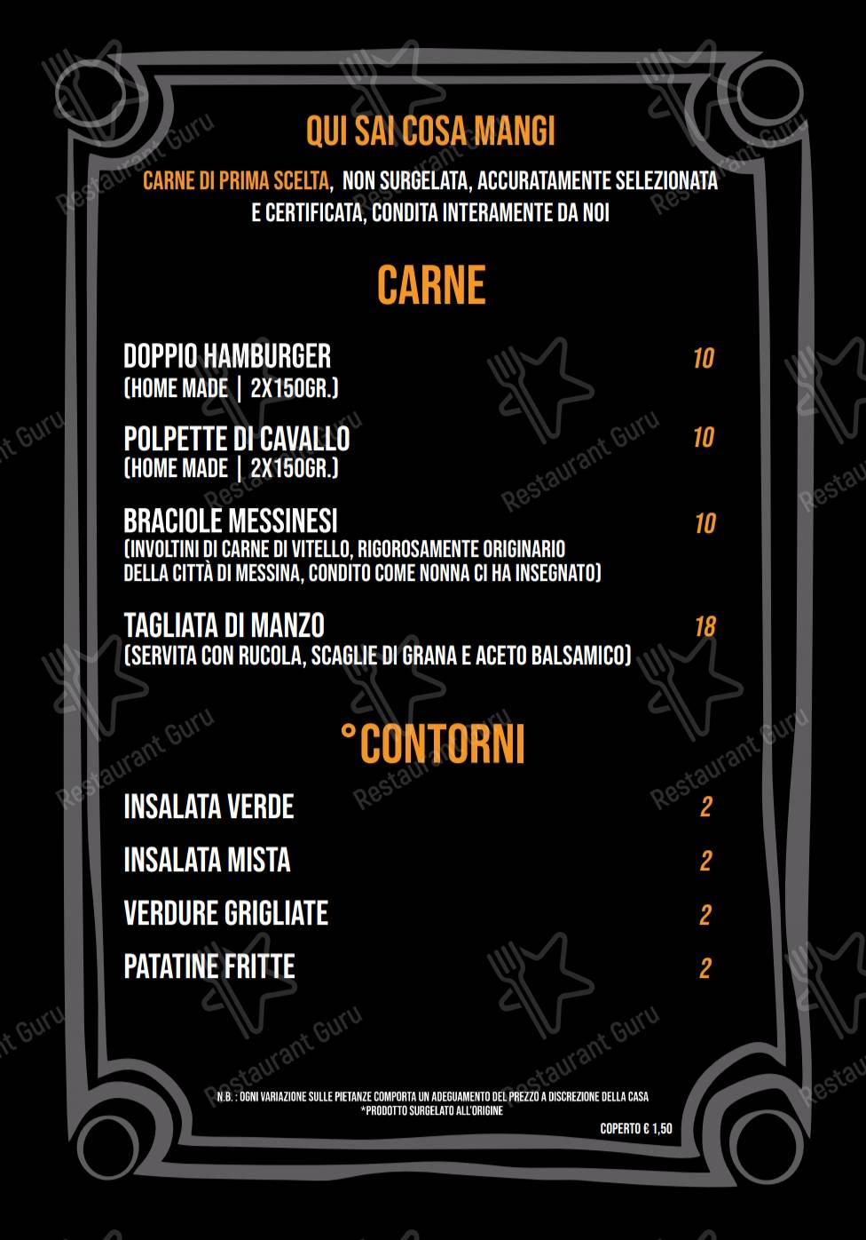 Guarda il menu di HornPub - Letojanni